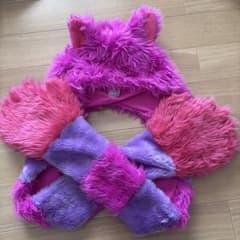 チェシャ猫 マフラーキャップ ディズニー - メルカリ