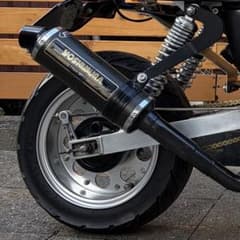 モンキー ヨシムラ ブラックサイクロン マフラー カーボン Z50J AB27