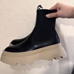 週末限定値下げ】新品未使用Mould soleサイドゴアショートブーツXL