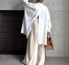 lohen ローヘン バックスリットオーバーサイズシャツ White 新品