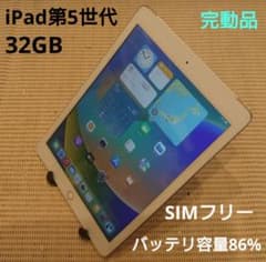 FNXXJ完動品SIMフリーiPad第5世代(A1823)本体32GB送料込 - メルカリ