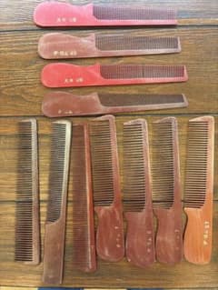 ☆ジャンク☆プロ用理容櫛11本(信山コーム、大洋コーム.その他) - メルカリ