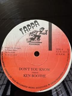 Ken Boothe / Don't You Know レゲエ12inch - メルカリ