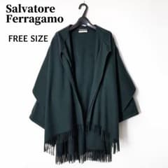aaakira様専用 美品 フェラガモ カシミヤケープコート ポンチョ