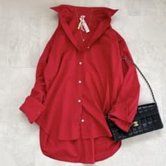 ミューズ ドゥーズィエムクラス コットンウォッシュシャツ スキッパー