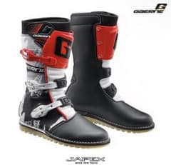 GAERNE バイク用ブーツ 黒・白・赤 トライアル競技用 - メルカリ