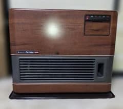 昭和レトロ SANYO 石油ファンヒーター 完動品 木目インテリア - メルカリ