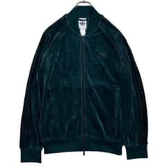 9937_1 adidas SST ベロア トラックトップ オーロラアイビー - メルカリ