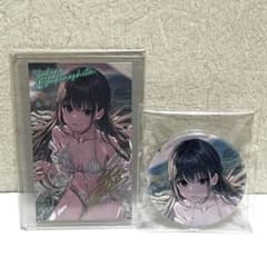 C106 ぽんかん⑧ 雪ノ下雪乃 ホログラムチェキ風カード 直筆サイン 缶