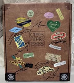 CLOSE YOUR EYES メンバー全員 直筆サイン入りアルバム - メルカリ