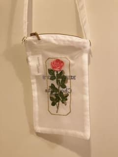 ブリジットタナカ RURU MARY'S バラ ローズ スマホショルダーバッグ