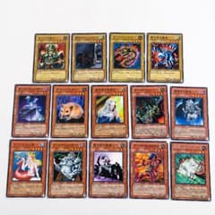 遊戯王デュエルモンスターズ モンスターカード14枚（レアカード1枚