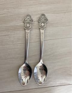 ROLEX ロレックス シルバースプーン 2本セット ヴィンテージ スイス製