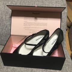 Repetto ブラック バレエシューズ 23.5cm - メルカリ
