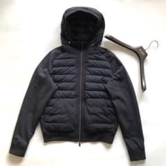 ☆タグ付ほぼ未使用☆ムーレー ダウンジャケット フード ネイビー M