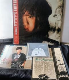 中森明菜 レコード2点セット十コンサートパンフレット(1987)昭和レトロ