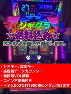 たのメル便費用込みデータカウンター付きマイジャグラー5 実機 - メルカリ