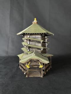 会津 さざえ堂 建築模型 完成品 - メルカリ