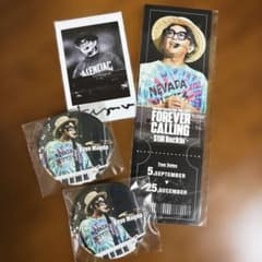 ロックオンソーシャルクラブ くじ サイン入りチェキ チケット 缶バッジ