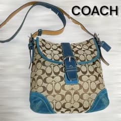 希少色✨コーチ シグネチャー ソーホー ショルダーバッグ スエード