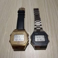 CASIO STEP TRACKER ゴールド シルバー 2本セット - メルカリ