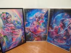 美品】深泉万葉 ジグソーパズル/1000ピース 完成品 3つセット 刀雅の舞