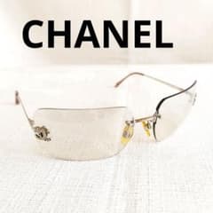 シャネル サングラス 4017-D ツーポイント リムレス ココマーク