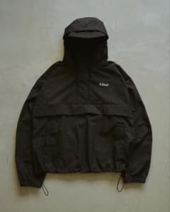 B.Base ブラック ドット柄 ナイロンテックアノラック Lサイズ - メルカリ