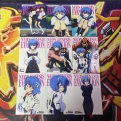 エヴァンゲリオン カードダスマスターズ 設定資料集 レイ 1枚絵 9枚