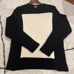 本日出品取り下げ LOEWE ニットセーター XS 黒/アイボリー - メルカリ