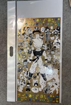 EXPO2025 大阪万博 限定 ドラゴンボール 鳥山明 ポスター ゴールド ③