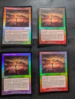 MTG 蛮族のリング Foil 4枚セット 英語 オデッセイ - メルカリ