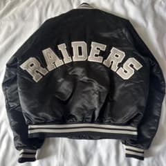 古着 RAIDERS ChalkLine スタジャン レイダース FJチャンネル - メルカリ