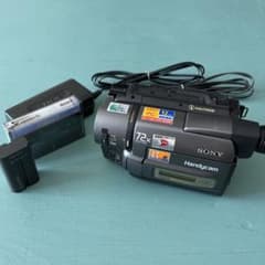 動作品sony CCD-TRV45 8mmビデオカメラ カセットテープ ダビング