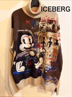 ICEBERG BETTY BOOPアートプリント タートルネックセーター - メルカリ