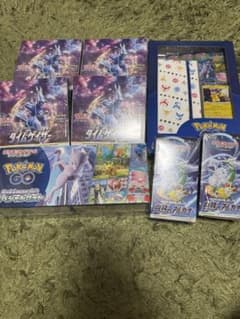 シュリンク未開封】タイムゲイザー4箱＆白熱のアルカナ2箱、ポケモン