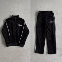 即日発送 corteizセットアップ ベロア ブラック Sサイズ コーテイズ