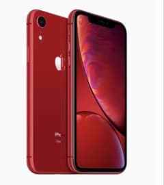 修理歴なし！iPhoneXR64GB本体水色◇未使用ACアダプタイヤフォン箱付