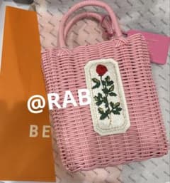 RURU MARY'S ルルメリー 手刺繍のプチかごバッグ - メルカリ