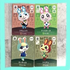 どうぶつの森amiiboカード フランソワ クリスチーヌ ミッチェル
