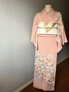 美品 雅な扇と四季草花の訪問着と長襦袢セット - メルカリ