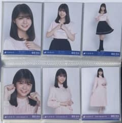 乃木坂46 生写真 冨里奈央 ライブTシャツ 期別カラーワンピース コンプ