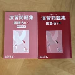 四谷大塚 予習シリーズ 演習問題集 国語 6年上 解説付き - メルカリ
