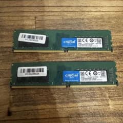 中古】DDR4-2400 32GB(16GB×2枚) crucial - メルカリ