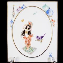 レア極美品1級】マイセン アラビアンナイト 千夜一夜物語 陶板画