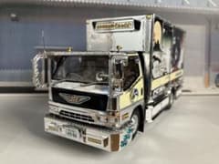 アオシマ デコトラ風神.雷神キャンター自作改造、完成品 - メルカリ