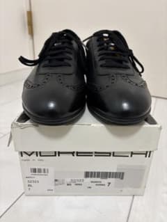 SATOSHI 様専用:Moreschi モレスキー ブラック レザースニーカー