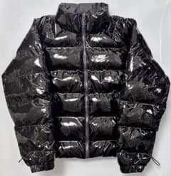 NIKE ダウンジャケット S エナメル テカテカ yvng patra - メルカリ