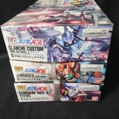 HG ガンプラ クランシェカスタム AGE1 タイタス ジェノアスII セット