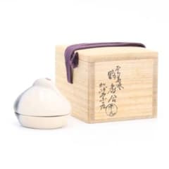 山崎宗元造 雲華焼 鶴香合 共箱共布 茶道具 N96 1F28 - メルカリ